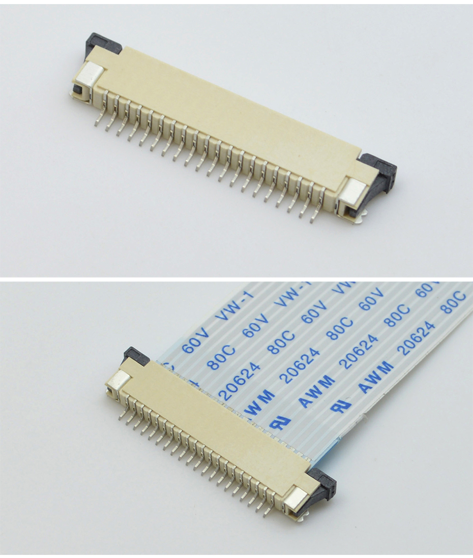 源头厂家 扁平插座连接器FFC接插件1.0间距4P-32P 上接抽屉式插座,男人吃奶摸下挵进去啪啪麻豆