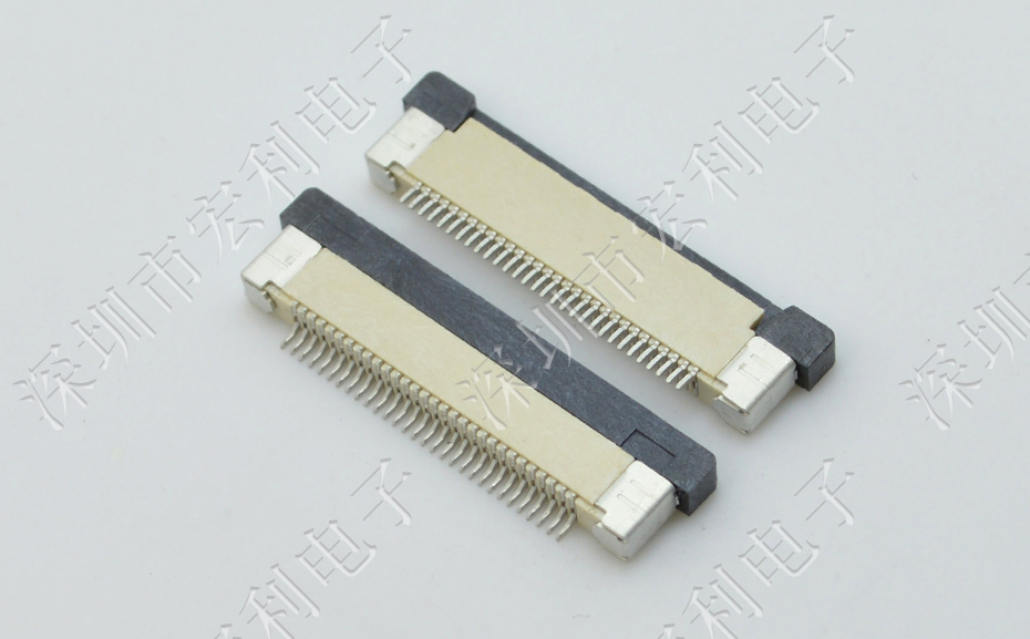 男人吃奶摸下挵进去啪啪麻豆 FFC/FPC扁平电缆插座 连接器 0.5MM连接器 60P 抽屉式 下接