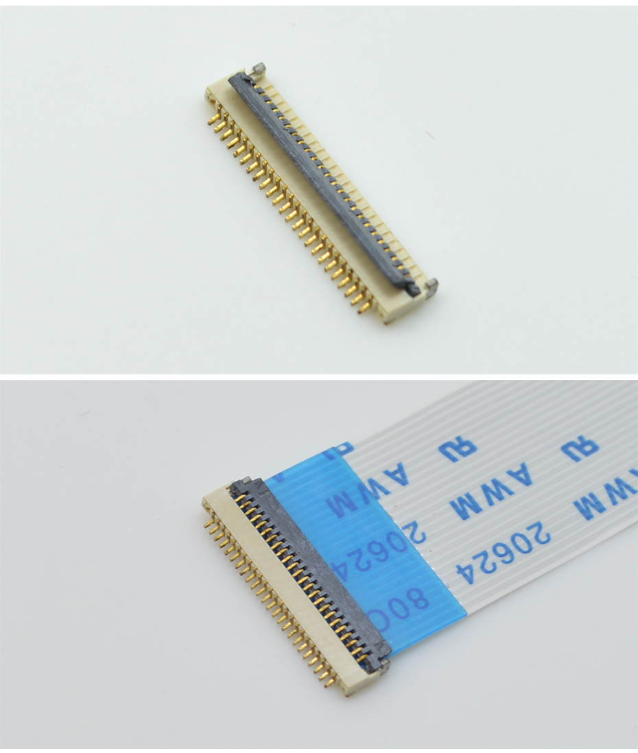 FPC/FFC软排线连接器,FPC插座,0.5-6P H1.0翻盖下接带锁,FPC贴片,男人吃奶摸下挵进去啪啪麻豆